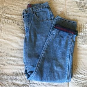 VINTAGE HIGH WAISTED DENIM JEANS